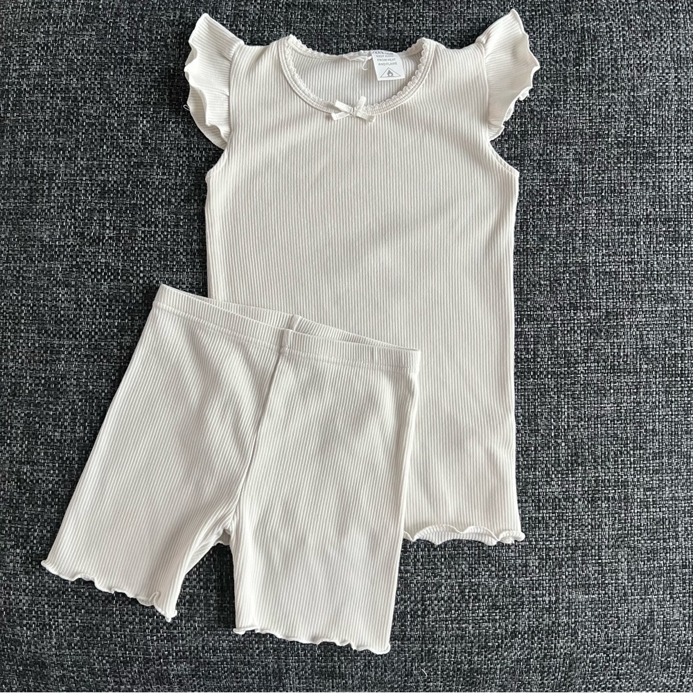 Jamie Kay Ribbed Pajama Set Size 6